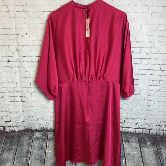 Rebecca Minkoff NWT WHITNEY DRESS Kjole - fuschia Sz 12 Office Resort Work Party - Picture 15 of 16